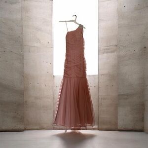 Hailey Logan One Shoulder Pink Dress